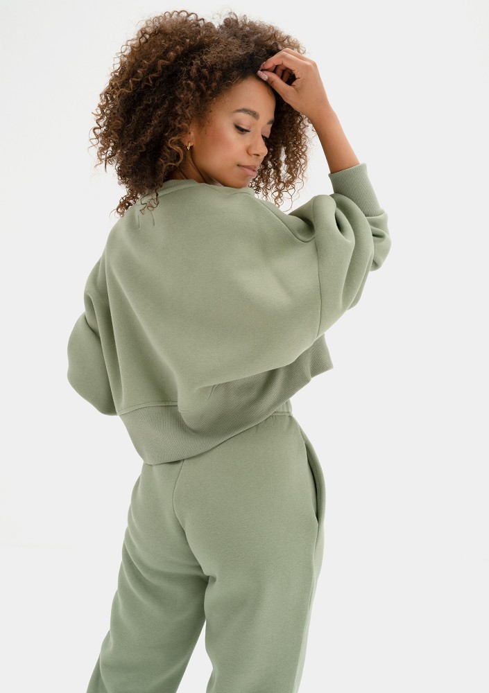 Shore - Olive green sweatshirt