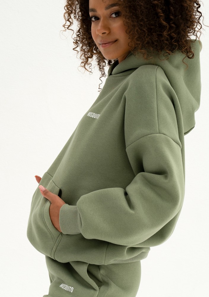 Pure - Olive green hoodie