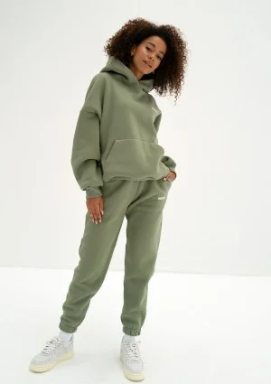 Pure - Spodnie dresowe Olive