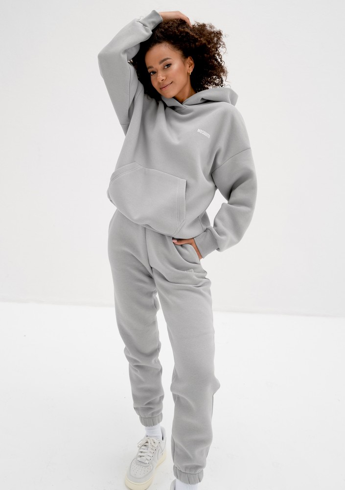 Pure - Bluza z kapturem Gray Rock