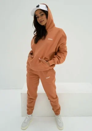 Pure - Spodnie dresowe Dusty Orange