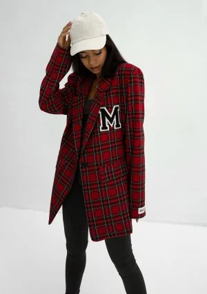 Rush - Red checked oversize suit