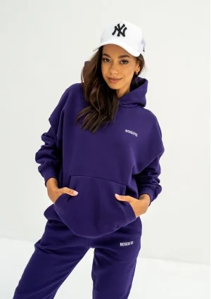 Pure - Deep purple hoodie