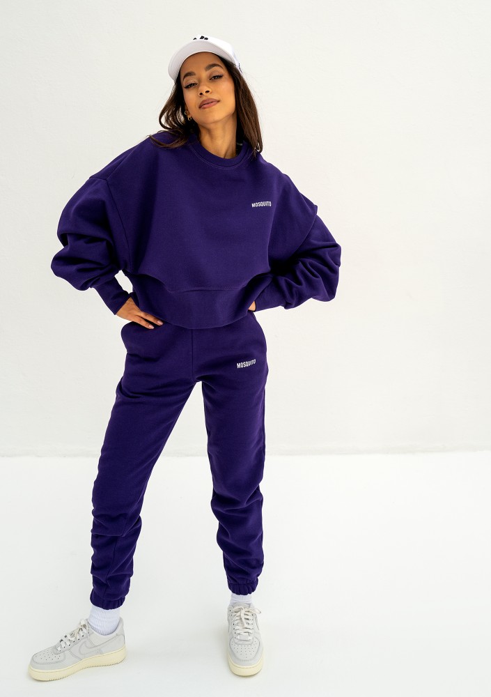 Pure - Deep purple sweatpants