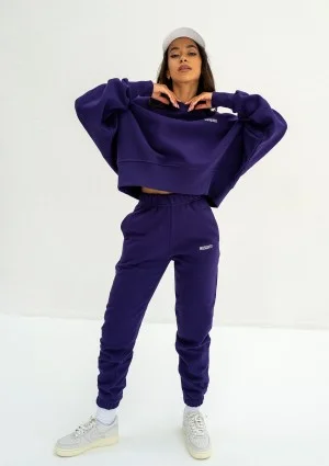 Pure - Deep purple sweatpants