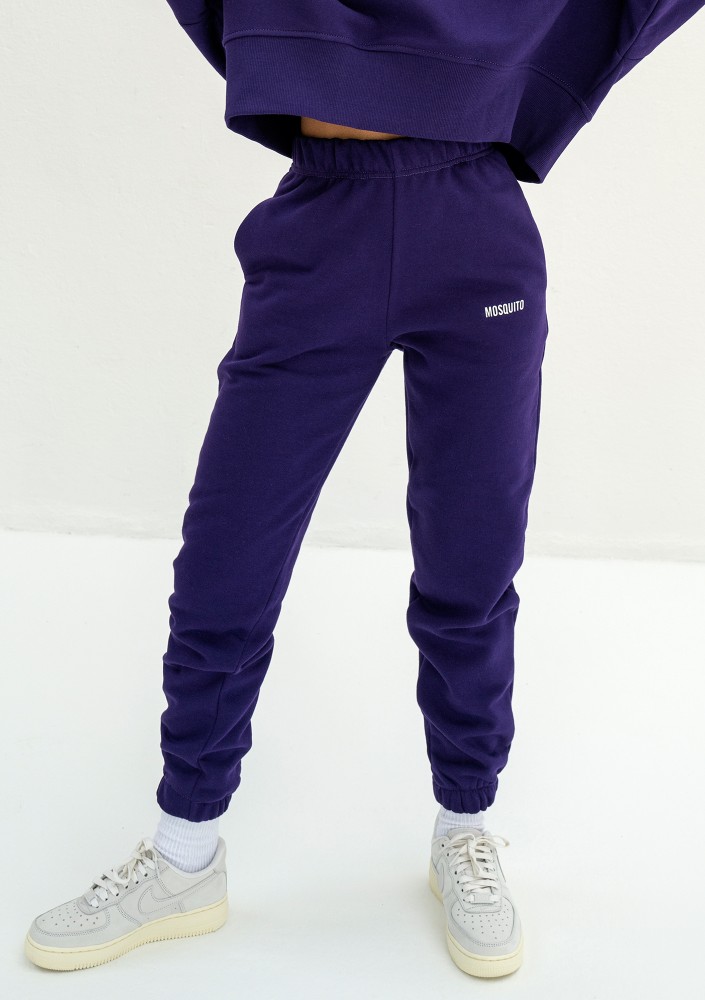 Pure - Deep purple sweatpants