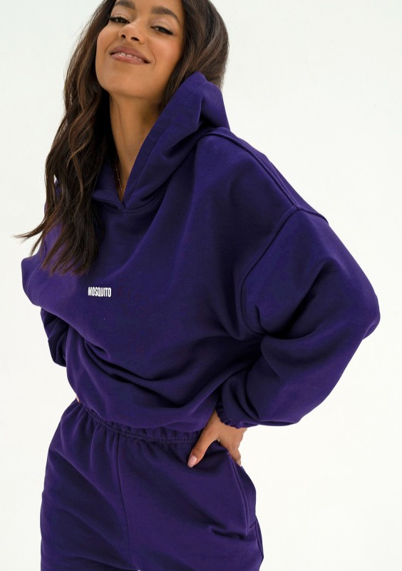 Icon - Bluza z kapturem i ściągaczem Deep Purple