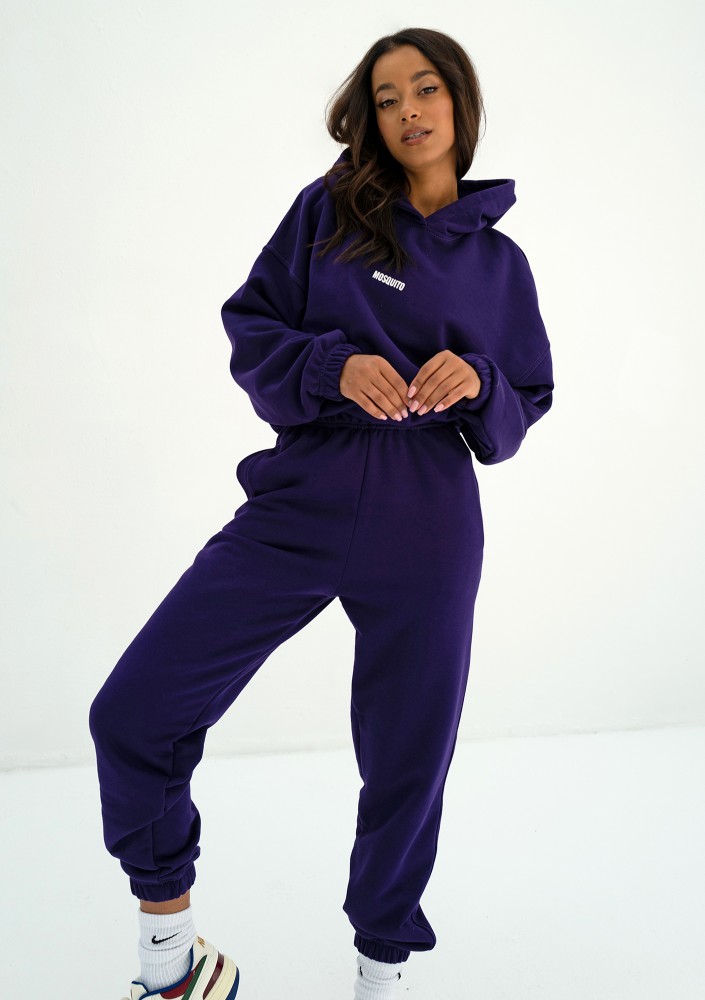 Icon - Bluza z kapturem i ściągaczem Deep Purple