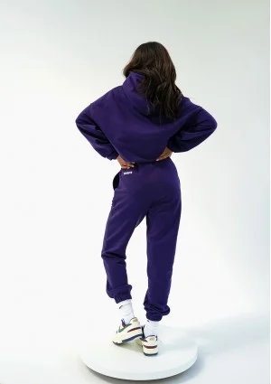 - Deep purple hoodie