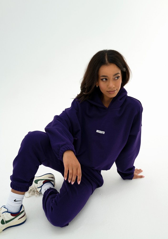 Icon - Bluza z kapturem i ściągaczem Deep Purple