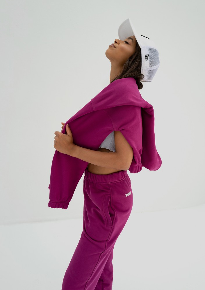 Icon - Blueberry pink sweatpants