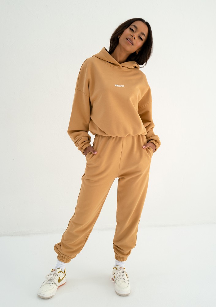 Icon - Bluza z kapturem i ściągaczem Amber Yellow