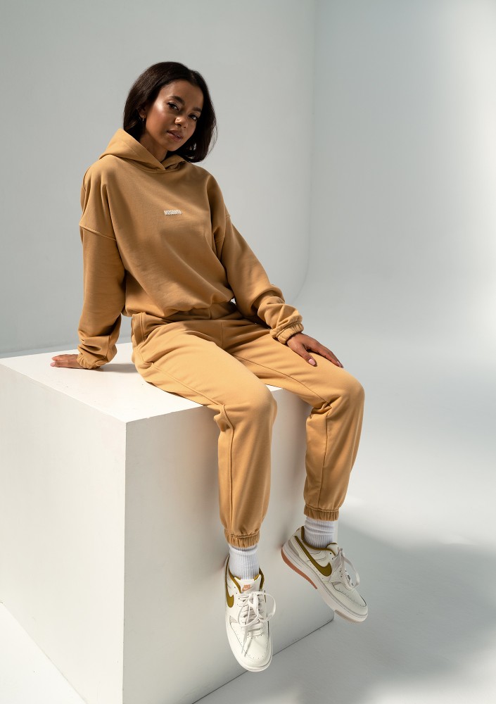 Icon - Bluza z kapturem i ściągaczem Amber Yellow