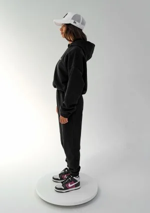 Icon - Bluza z kapturem i ściągaczem Black