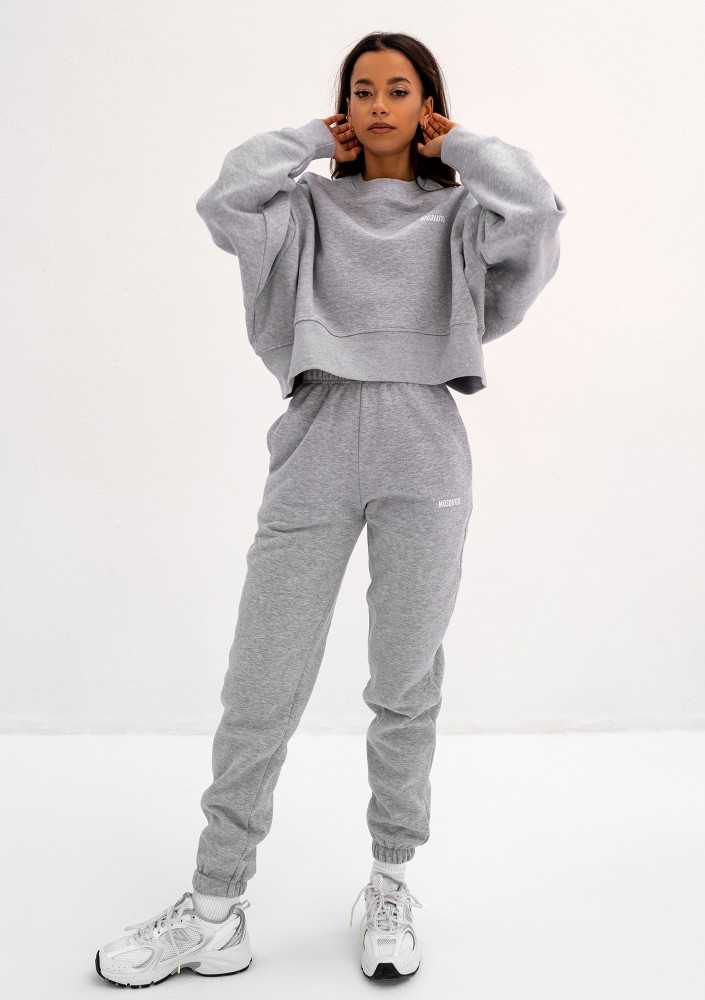 Pure - Grey melange sweatpants