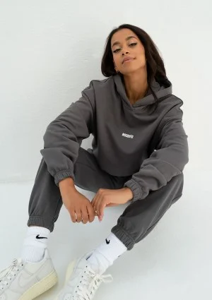 Icon - Bluza z kapturem i ściągaczem Dark Stone