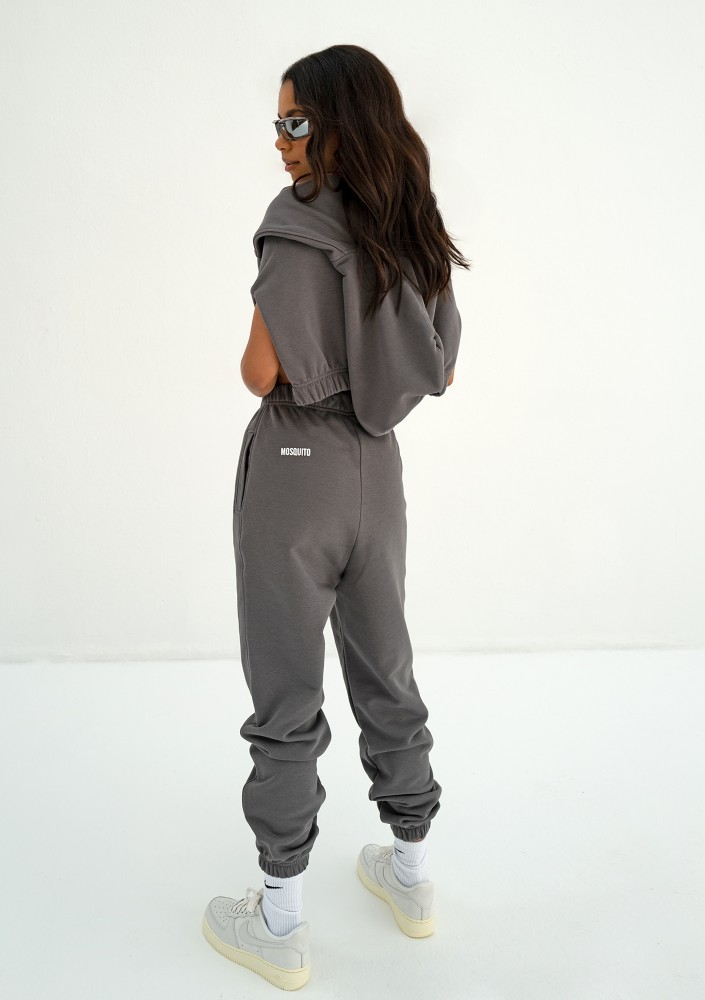Icon - Dark stone grey sweatpants