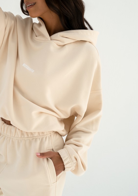 Icon - Bluza z kapturem i ściągaczem Vanilla