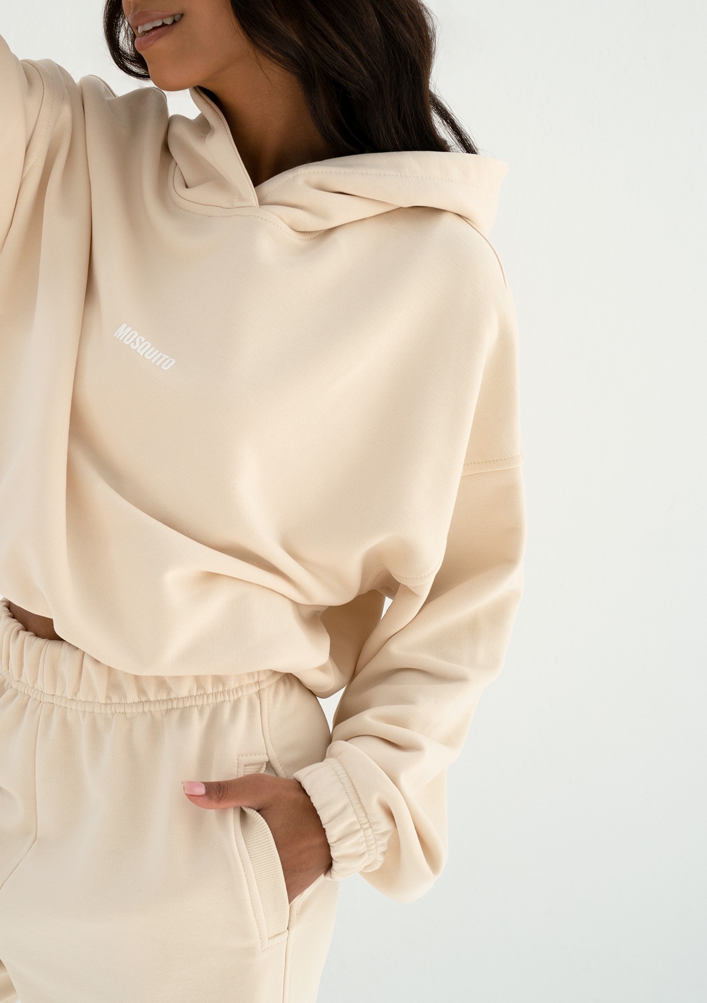 Icon - Bluza z kapturem i ściągaczem Vanilla