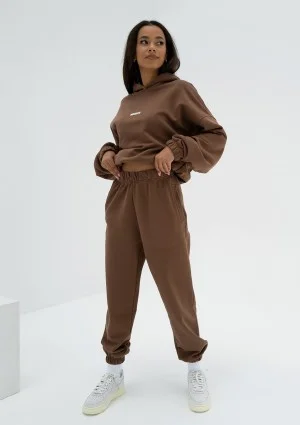 Icon - Bluza z kapturem i ściągaczem Choco Brown