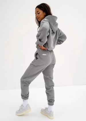 Icon - Bluza z kapturem i ściągaczem Gray Rock