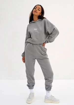 Icon - Bluza z kapturem i ściągaczem Gray Rock