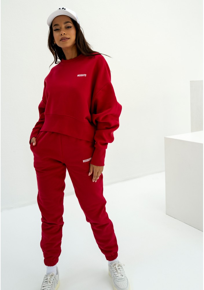 Shore - Cherry red sweatshirt