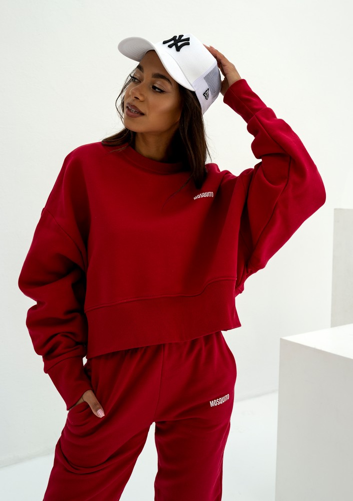 Shore - Cherry red sweatshirt