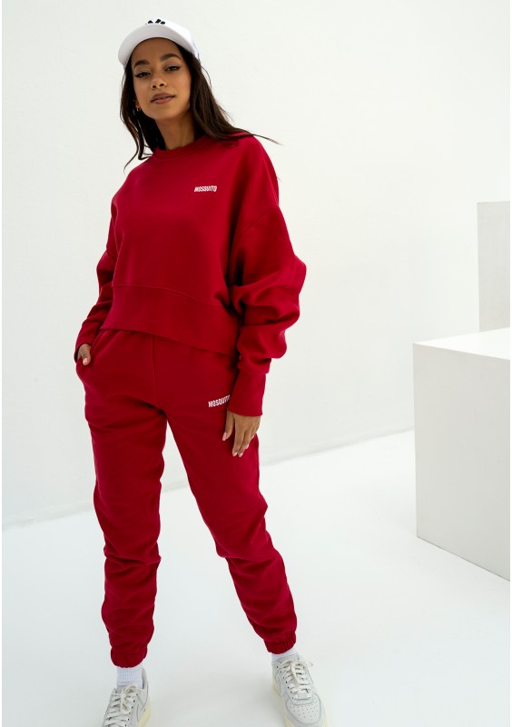 Pure - Spodnie dresowe Cherry Red