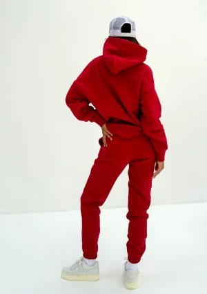 Pure - Spodnie dresowe Cherry Red