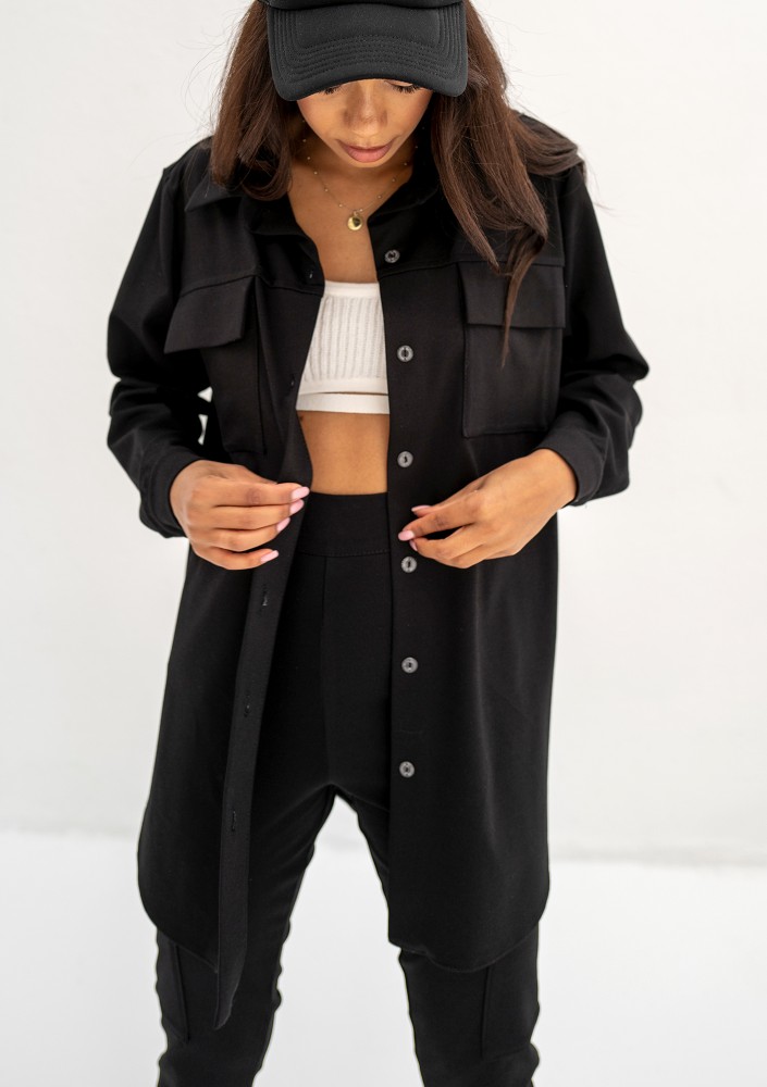 Micas - Black long shirt