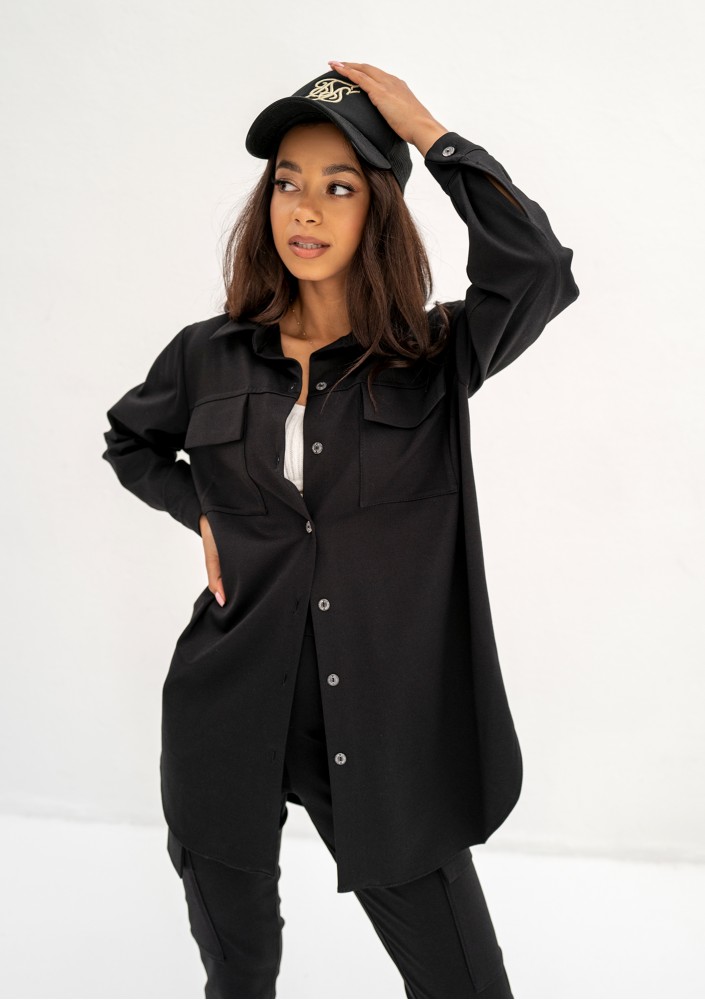 Micas - Black long shirt