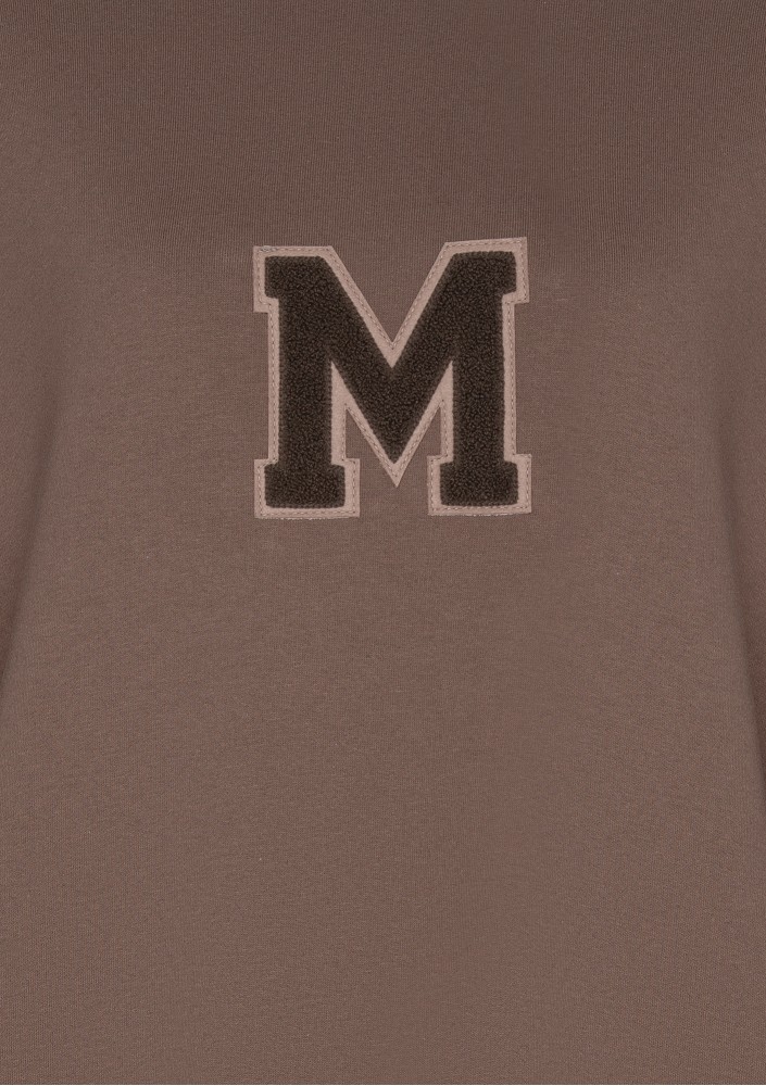 Vibe - Brązowa bluza oversize z Logo M 