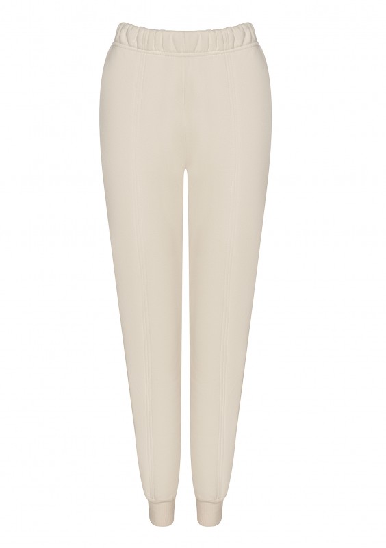 Mesh - Coconut white soft touch sweatpants