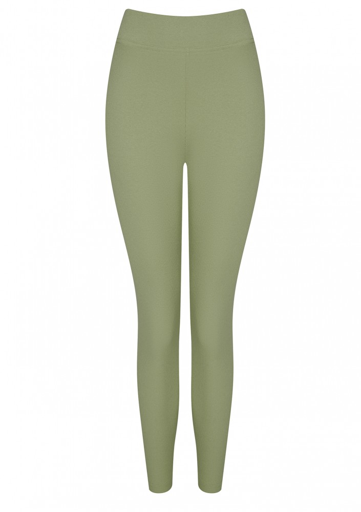 Hype - Olive green knitted legging