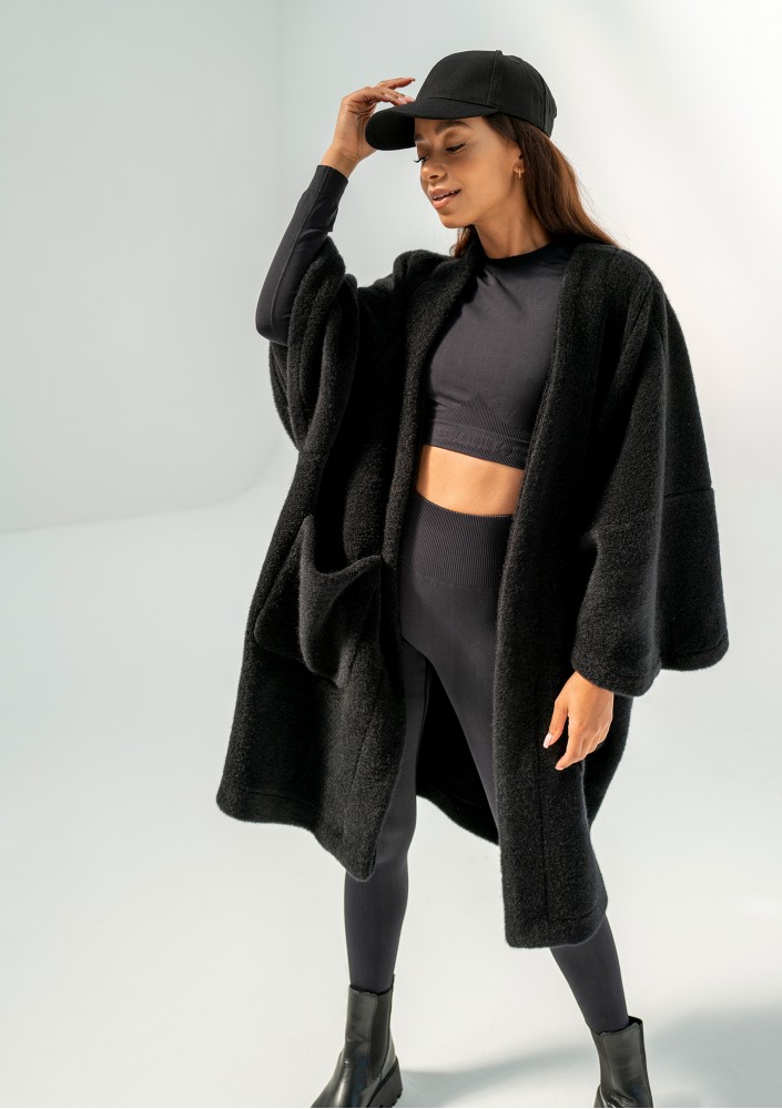 Bunch - Black oversized cardigan