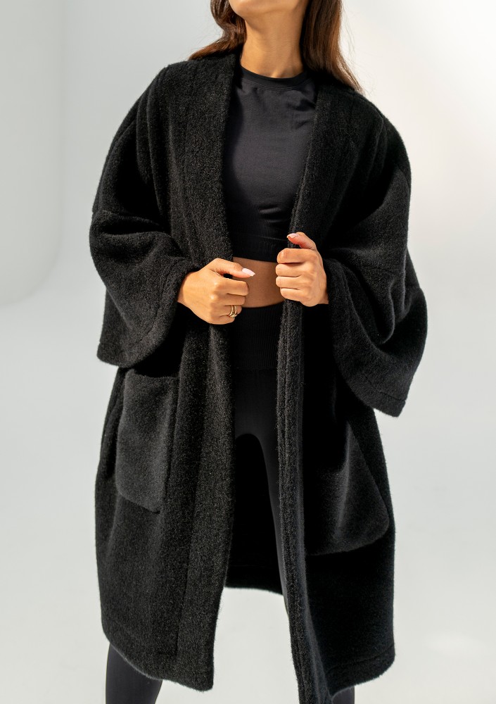 Bunch - Black oversized cardigan
