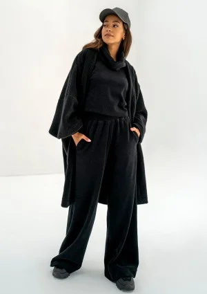 Bunch - Black oversized cardigan