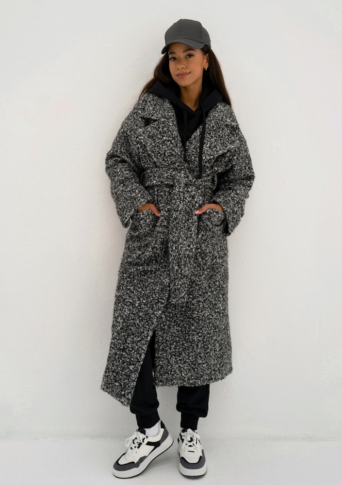Blade - Melange boucle coat
