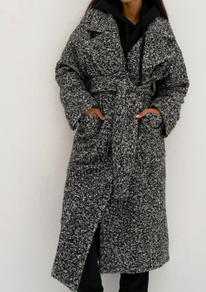 Blade - Melange boucle coat