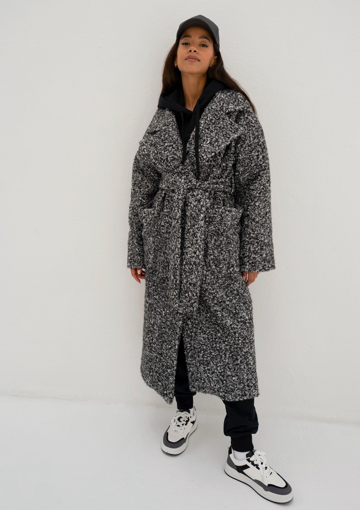 Blade - Melange boucle coat