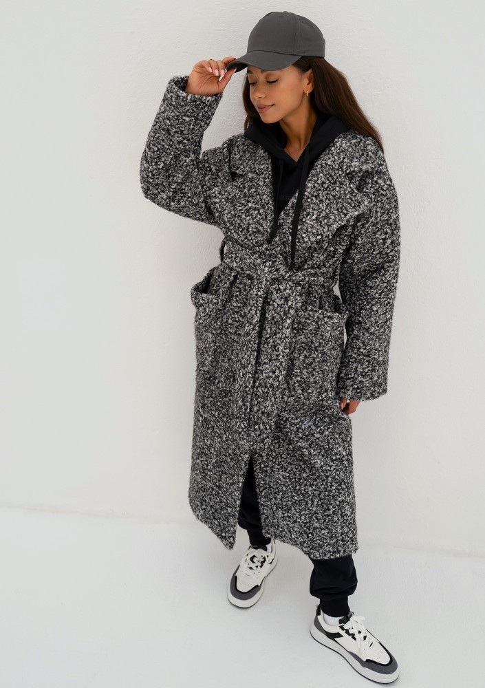 Blade - Melange boucle coat