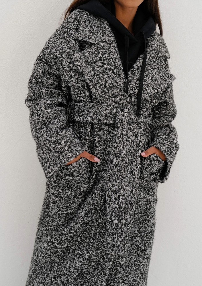 Blade - Melange boucle coat