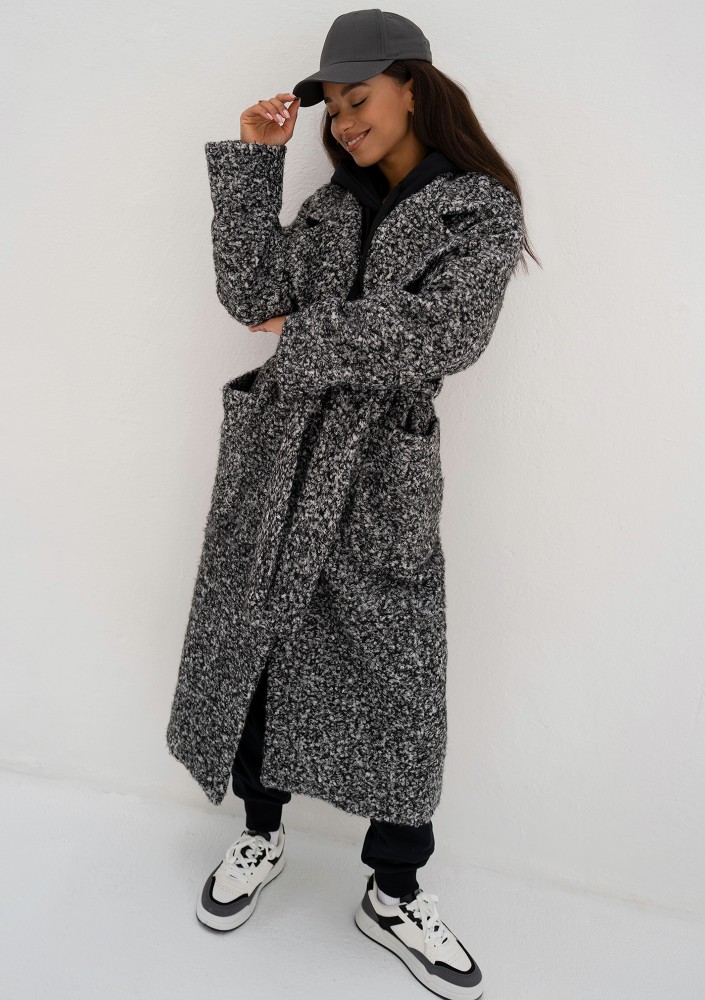 Blade - Melange boucle coat