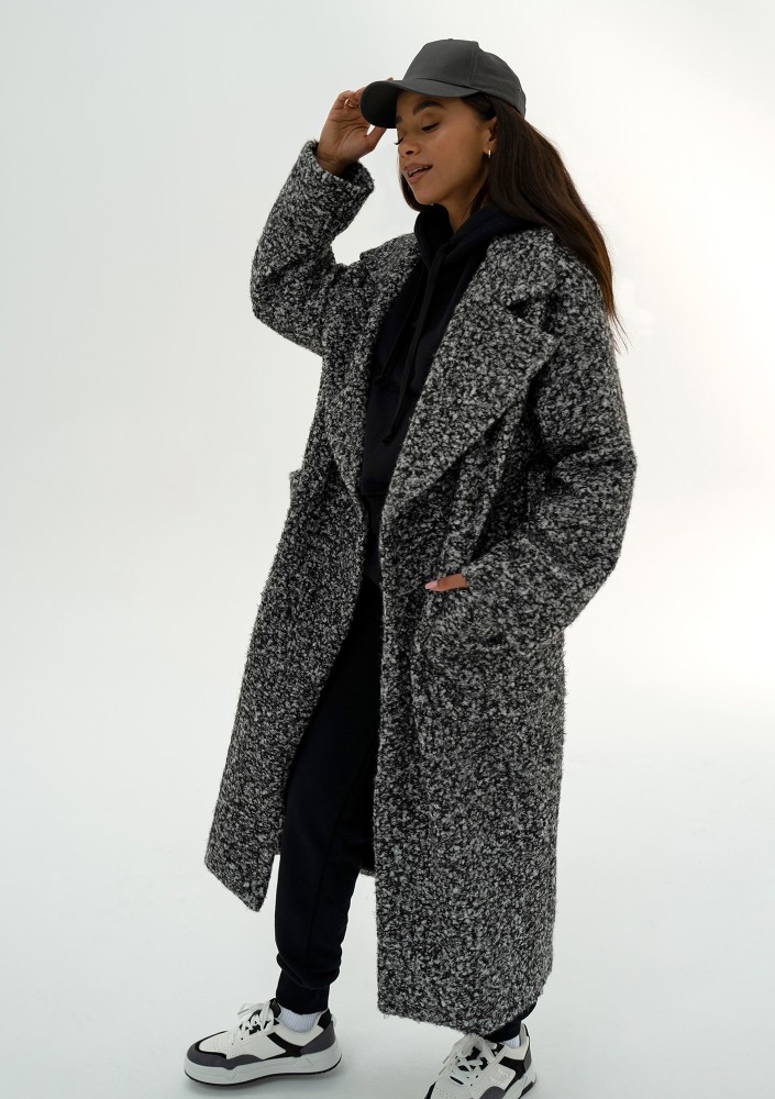 Blade - Melange boucle coat