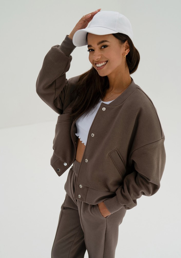 Club - Bluza damska z napami Savannah Tan