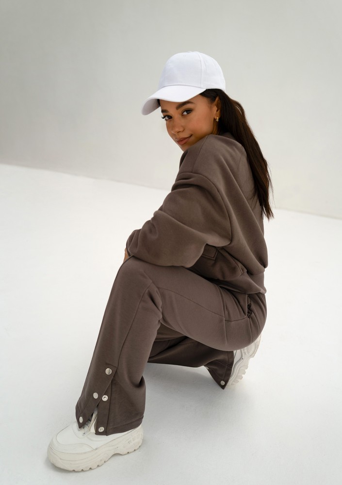 Club - Bluza damska z napami Savannah Tan