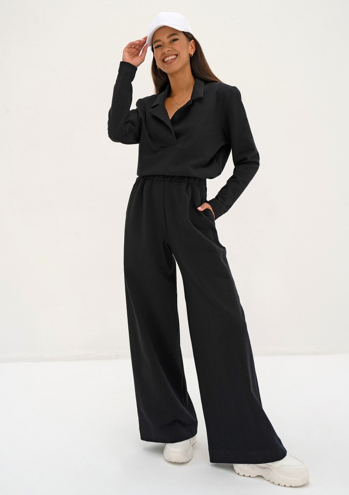 Onix - Black wide sweatpants