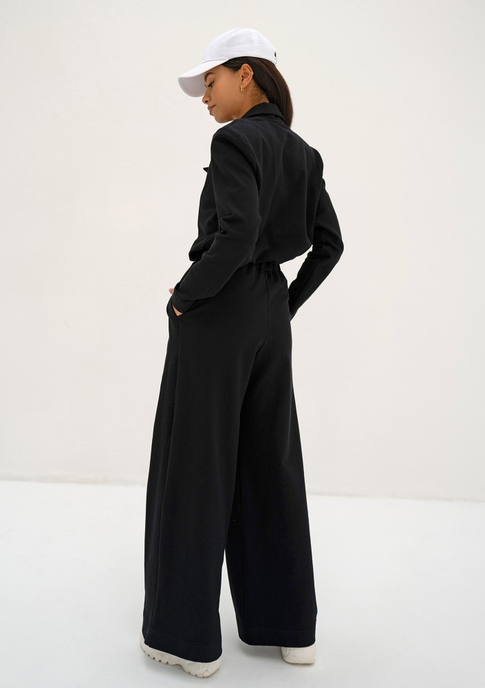 Onix - Black collared sweatshirt