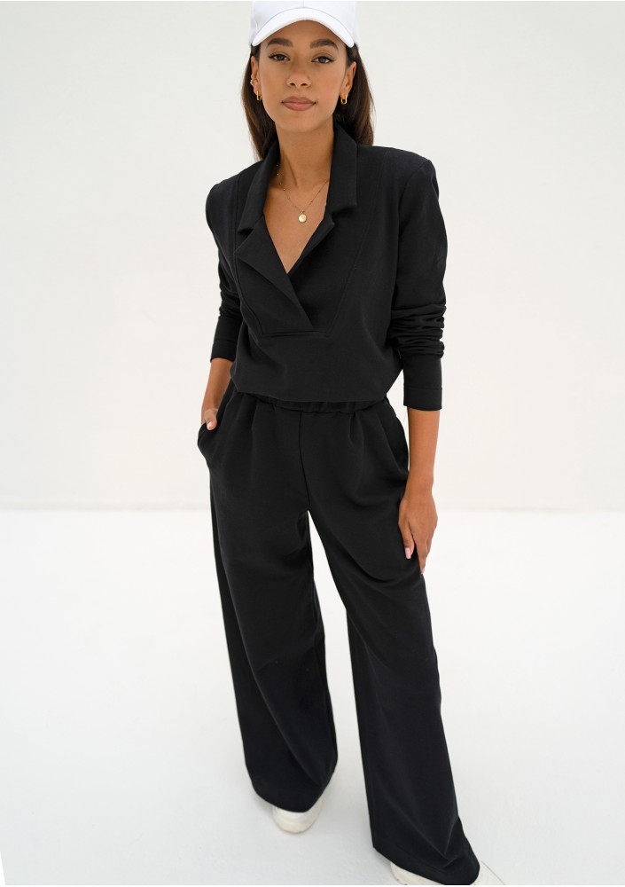 Onix - Bluza z kołnierzykiem Black